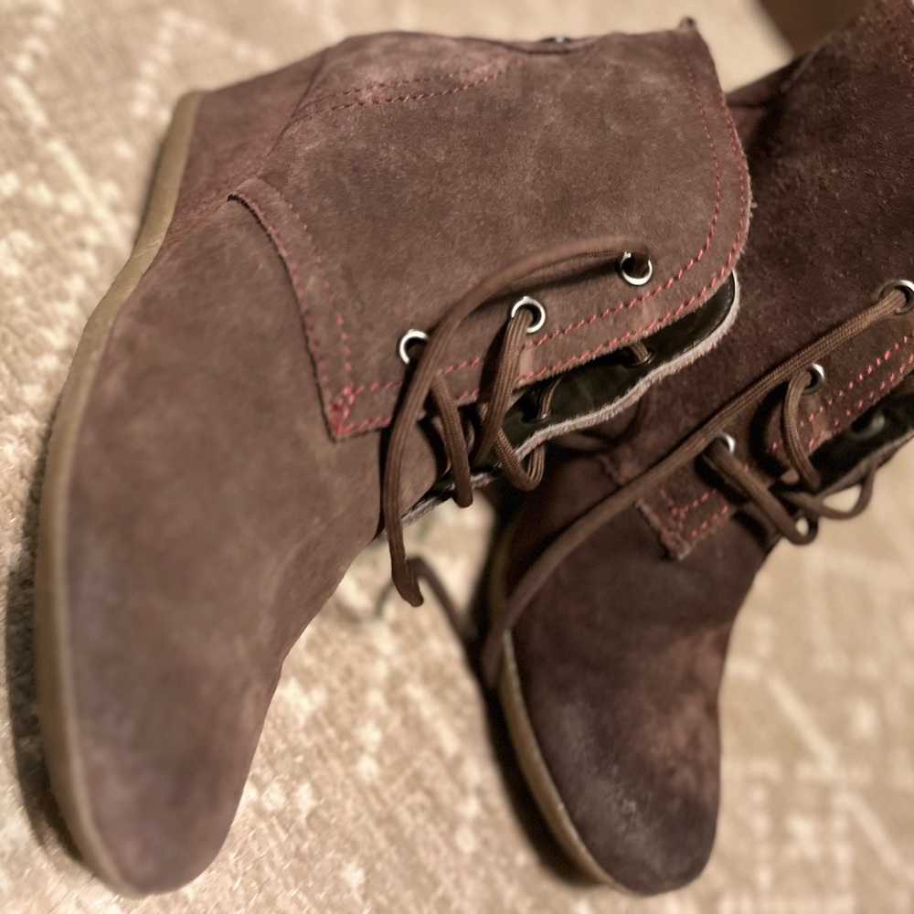Geox Brown Suede Ankle Boots (Women’s)